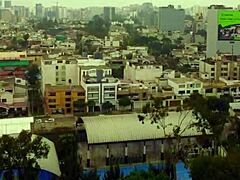 Yoga routine in bed with colombian woman for fitness session