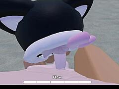 I'm fucking this girl right on the crossroad beach~