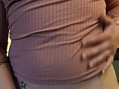 oh god, this womanizer toy just gave me a mind-blowing orgasm with my big natural tits shaking and wet pussy swelling up close