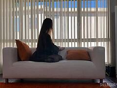 Rome major stuffs his monster cock deep in hazel moores throat