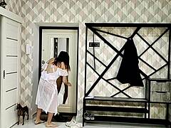 Angie Elif Chubby Teen Brunette Masturbates Solo With Natural Tits