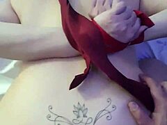 i feel so exposed with my big ass tied up for amateur anal sex