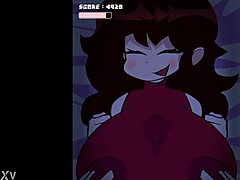 Fnf gf gets titty fucked hard