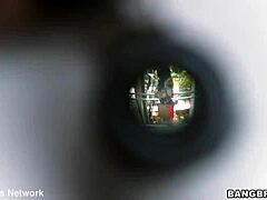 Amateur brunette intensely devours huge black cock with deep blowjob until facial cumshot