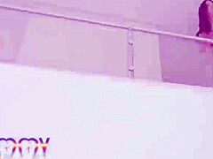 Beautiful Brazilian Aylla Mel takes three big cocks in intense double anal with gaping and riding action.