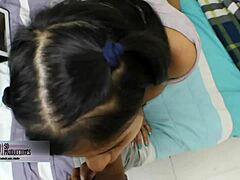 By mistake I took a viagra pill and my stepsister HELPS with the EFFECT eating my CUM