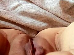 Why is this milf spreading her pussy so wide?