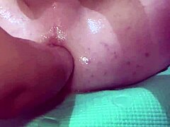 Stretching his asshole for the third time today... 😈