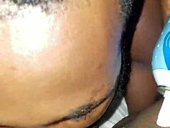 black men diving into ebony pussy with intense licks