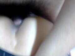 The cute petite Latina seduced him into a steamy doggystyle creampie session on the bed.