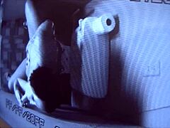 Alexa Jordan is all about sucking that cock through the gloryhole in the toilet - wild stuff! 😏