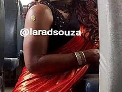 Oh my god, watch Indian crossdresser slut Lara Dsouza get wild in her sexy bus video part 2!