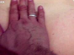 I love how my wife relaxes as I finger her tight asshole in this homemade anal close-up with pov masturbation.