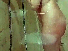 spying on the neighbor in the shower got us so hot that i came hard