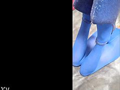 Sexy Latina Laura In Heels And Lingerie Awaits Intense Action