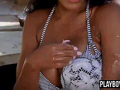 Why Do Curvy Ebony Twins Brandi Kelly and Brittany Kelly Get Naked for a Steamy Car Wash?