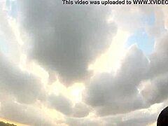 flashing tits and boobs on a boat in public outdoor setting