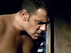 Beautiful submissive lady tied up teased then rough anal fucked by master