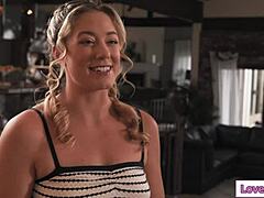 stepdaughter feels an unexpected spark of excitement around her carefree nudist stepmoms on the sunny beach