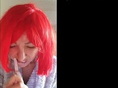 Brushing Teeth Matters While Chantal Enjoys Mouthfuls Of Toothpaste In Close-Up