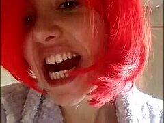 Brushing Teeth Matters While Chantal Enjoys Mouthfuls Of Toothpaste In Close-Up