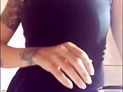 Brushing Teeth Matters While Chantal Enjoys Mouthfuls Of Toothpaste In Close-Up