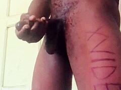 Hey you gotta see this big dick jerk session with that amateur going wild on his monster cock