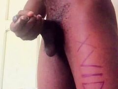 Hey you gotta see this big dick jerk session with that amateur going wild on his monster cock