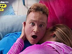 Dripping Gloryhole Peeping Leads To Intense Pussy Threesome With Tiffany Watson And Lala Ivey In Bedroom Cunilingus