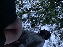 Imagine a sexy BBW taking those intense backshots from a big cock at sunset deep in the forest.