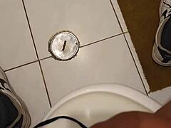 Mom's Friend Catches Me Jerking With Her Thongs And Sucks Me Off Until I Cum In Her Mouth!