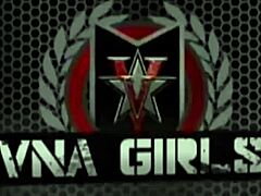 Gorgeous Vicky Vette Teases Her Hairy Pussy With Shiny Metal Dildo