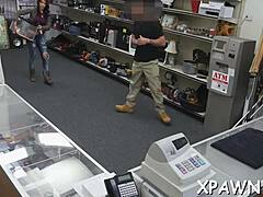 The exhibitionist amateur eagerly sucked on the hard cock, bending over for intense doggystyle fucking.