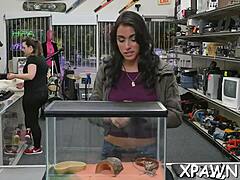 The exhibitionist amateur eagerly sucked on the hard cock, bending over for intense doggystyle fucking.