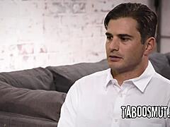 She's taking it rough from the old man like Whitney Wright in taboo office action