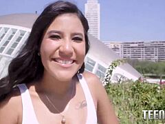 Whoa, this fake doc is licking her nipples and pounding that tight teen pussy hard! 😏🔥