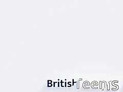 hot british teen 18+ swallows cum load