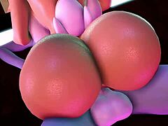 I feel so excited watching Lola Bunny ride Bugs's cock with passion.