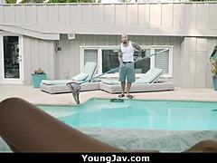 in this casual tale, a petite young 18+ asian teen with small tits gets hardcore missionary sex from an old guy, revealing the secret to perfect skin in high definition.