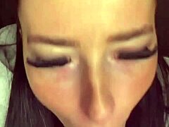 British Exchange Student Indulges in Solo Toy Play with Squirting Orgasm on Webcam as Horny Teen Brunette Masturbates