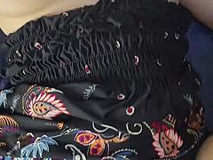 le subo el vestido a mi alumna and fuck that tight hairy pussy in pov until creampie!