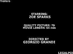 Zoe Sparks Handles 6on1 Gangbang With Balls Deep Anal, Double Penetration, Gapes And Cum Swallow