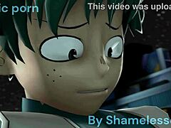 Toga Face with Deku in an Intriguing Encounter