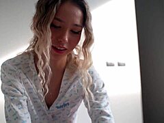 POV thrill with hot modest blonde teen feeling every deep thrust and squirting orgasm in passionate sex! Her tight pussy grips my cock while she moans in ecstasy.