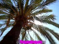 cogida intensa a leidy de león en el bosque encantado con doggystyle y cum