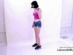 I Can't Believe How This Beautiful Brunette Teen Got Seduced in Her Modeling Audition