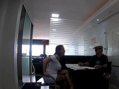 a madame quebrou o pau na obra com boquete e anal amador 😏