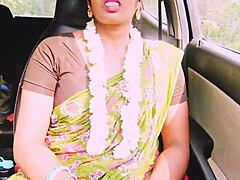 Indian beautiful aunty hooks up with young boy for long fucking session with telugu dirty talks