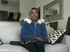 big black ass teen 18+ sits on producers big cock at modeling audition