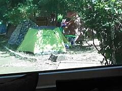 Hairy Mature Gives Rimjob with Pussy and Ass Licking on Spread Legs